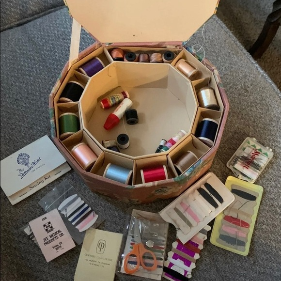 Vintage Sewing Kit Thread advertising